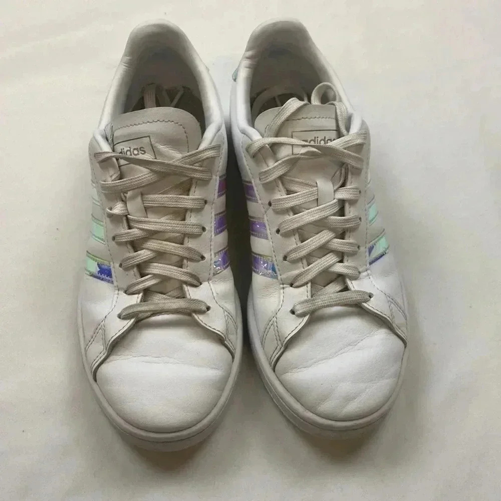 Adidas grand court holographic sneakers - Picture 2 of 12
